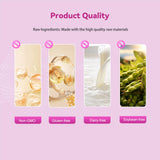 Mclovefy Multi Collagen Peptides Powder mixed in a glass of water