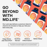 MD.LIFE Lock Jaw Supplement bottle side view