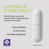 MD.LIFE Magnesium Citrate 250 mg Capsules close-up of label