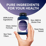 MD.LIFE Potassium Magnesium Supplement back view of packaging