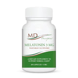 MD Prescriptives Melatonin 3mg Supplement 60 capsules front view