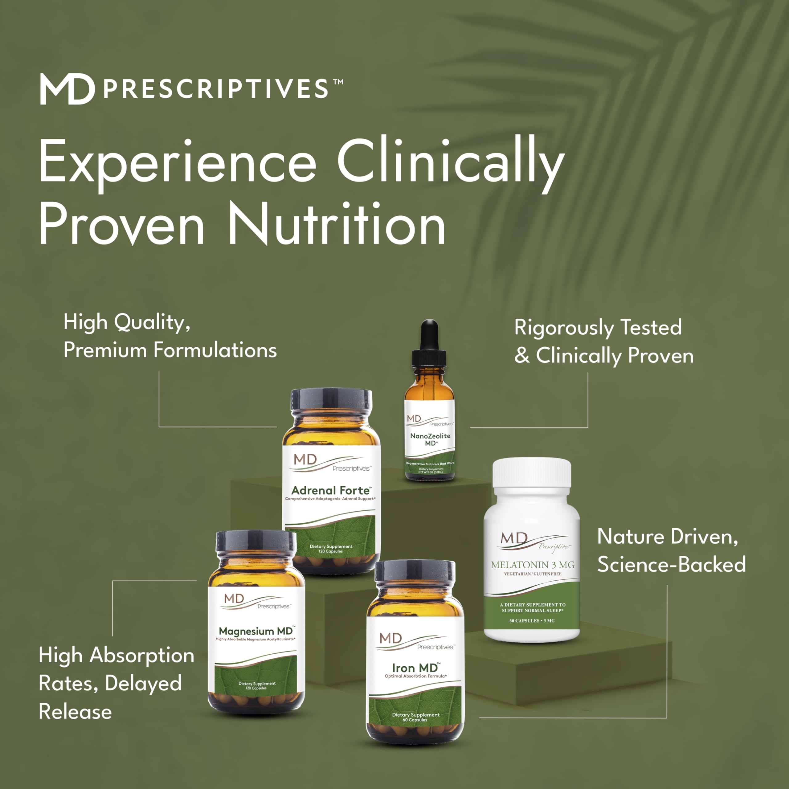 MD Prescriptives Melatonin 3mg Supplement displayed with lifestyle elements