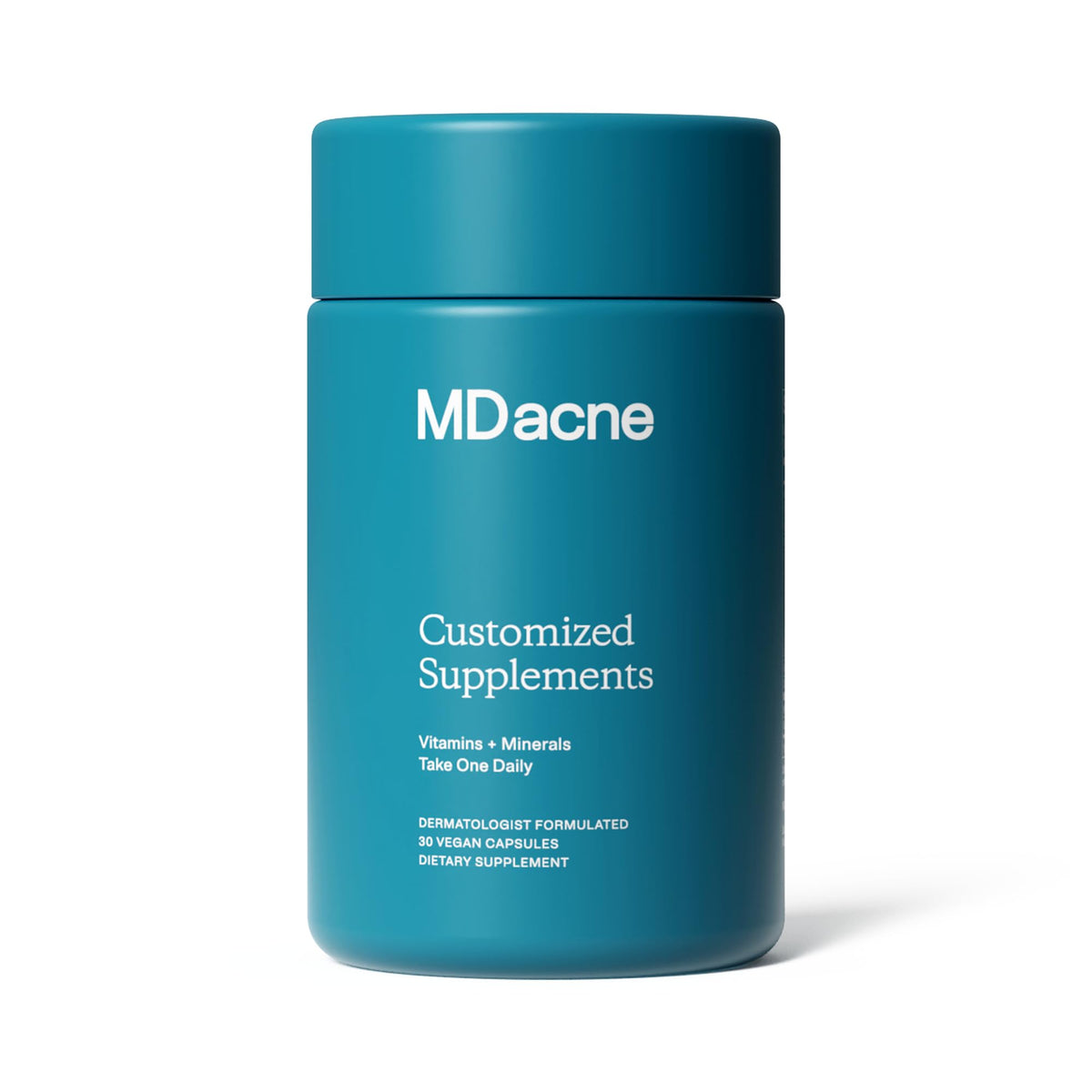 MDacne Skin Clearing Vitamins & Minerals 30 capsules front view