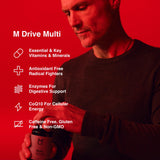 Mdrive Multi Men’s Multivitamin 132g side view
