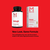 Mdrive Shilajit for Men 60 capsules side view