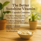 Me First Living K2 + D3 Vitamin Supplement side view
