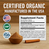 Me First Living Organic Ceylon Cinnamon Supplement back view