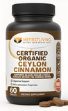 Me First Living Organic Ceylon Cinnamon Supplement front view