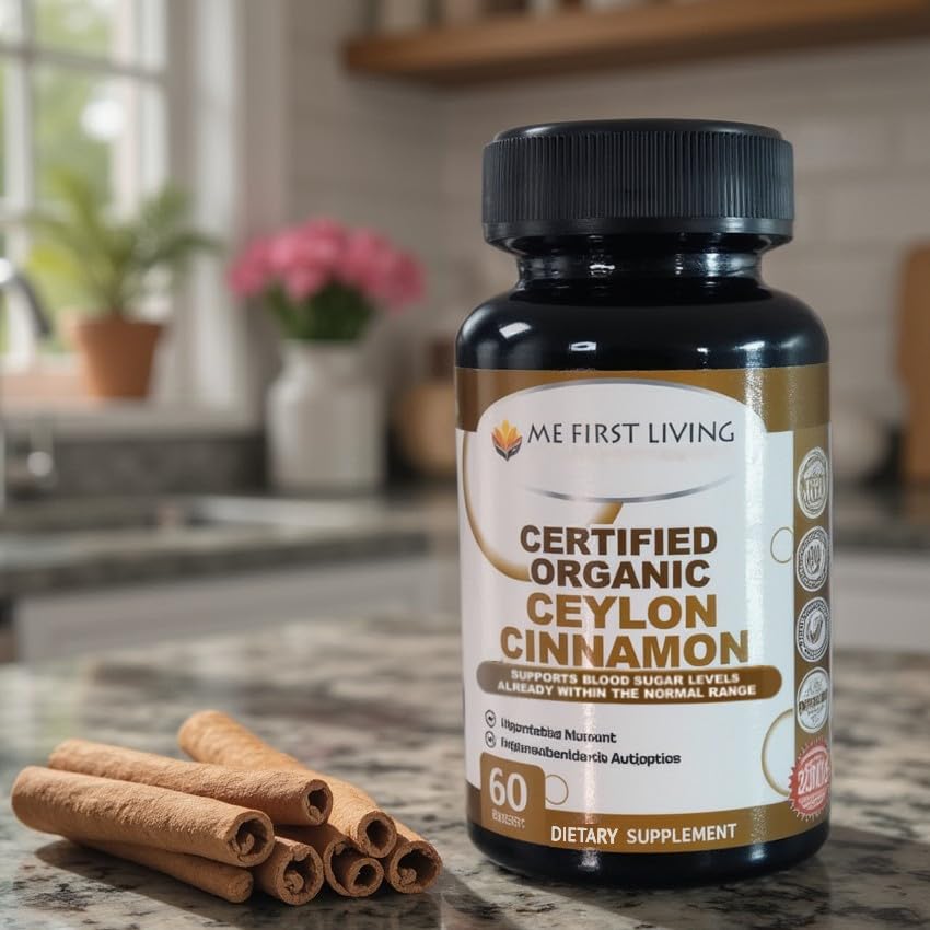 Me First Living Organic Ceylon Cinnamon Supplement with herbs