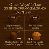 Me First Living Organic Ceylon Cinnamon Supplement with measuring spoon