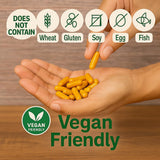Me First Living Turmeric Curcumin Supplement with measuring spoon