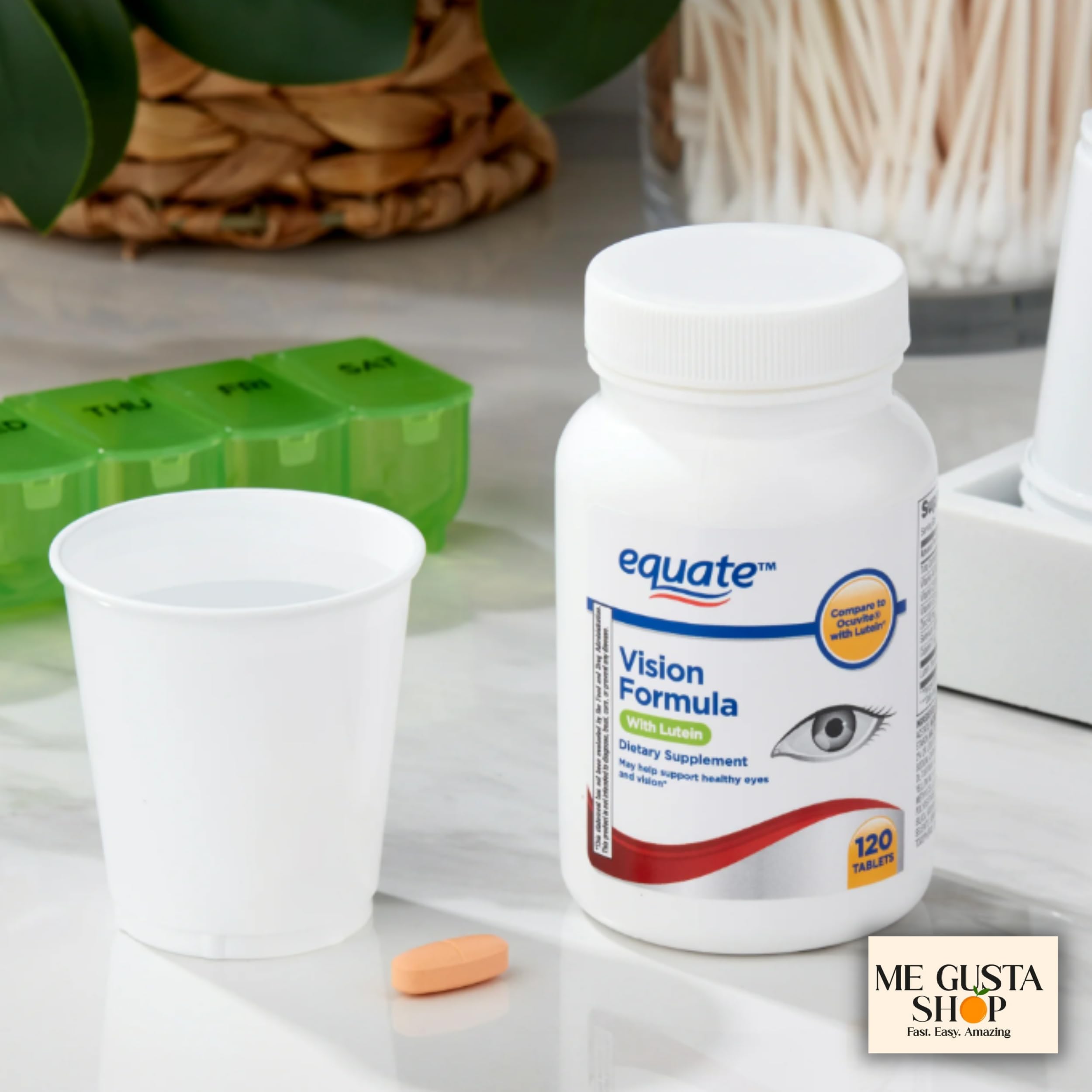 ME GUSTA SHOP Lutein Vision Formula with pill organiser