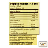 ME GUSTA SHOP Omega-3 Fish Oil Soft Gels 1000 mg back view