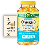 ME GUSTA SHOP Omega 3 Fish Oil softgels close-up