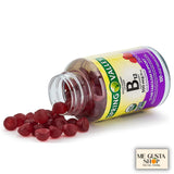 ME GUSTA SHOP Vitamin B12 Gummies Raspberry flavour with me gusta sticker
