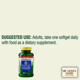 ME GUSTA SHOP Vitamin D Supplement Softgels close-up of softgel