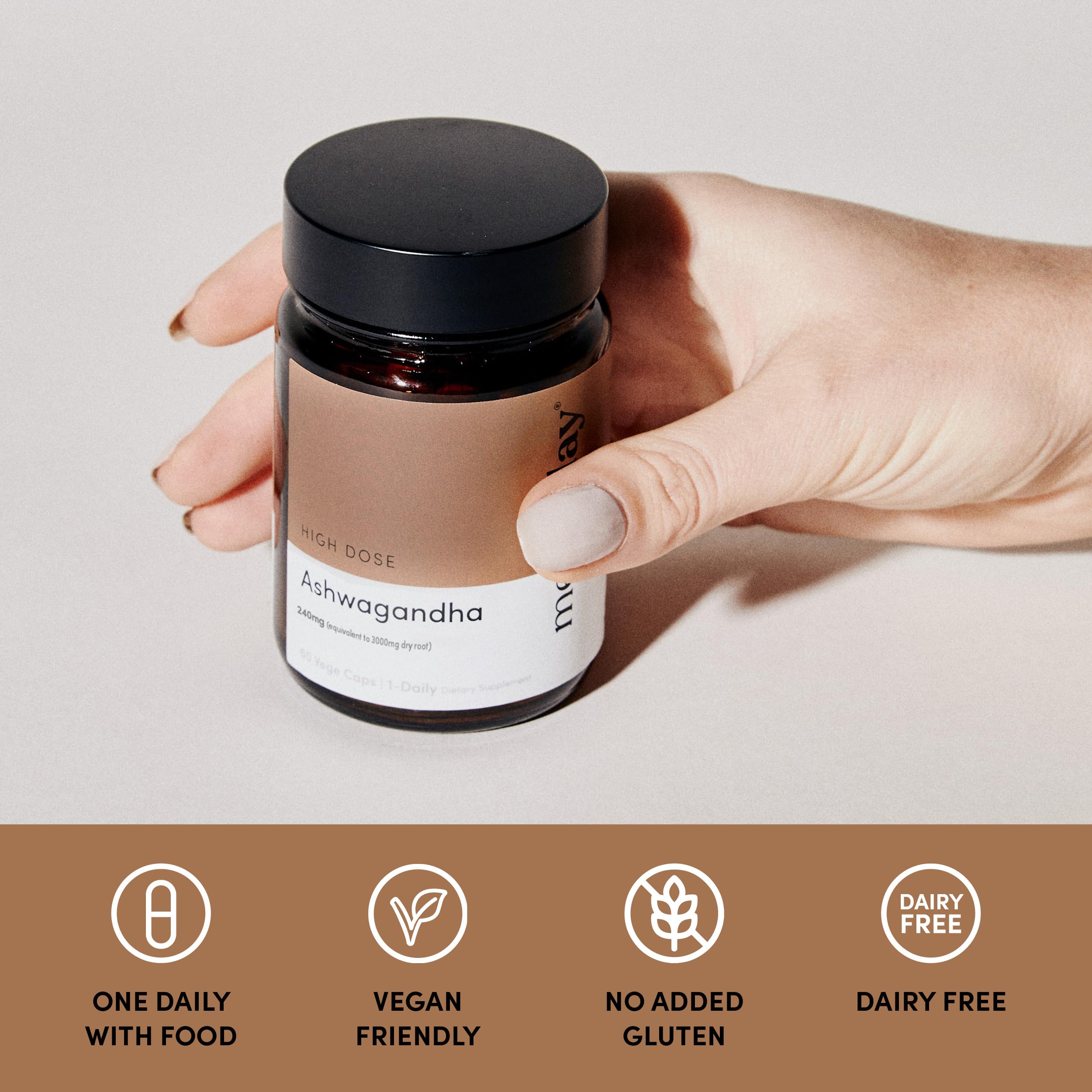 me today Ashwagandha capsules packaging details
