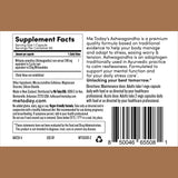 me today Ashwagandha capsules with dosage information