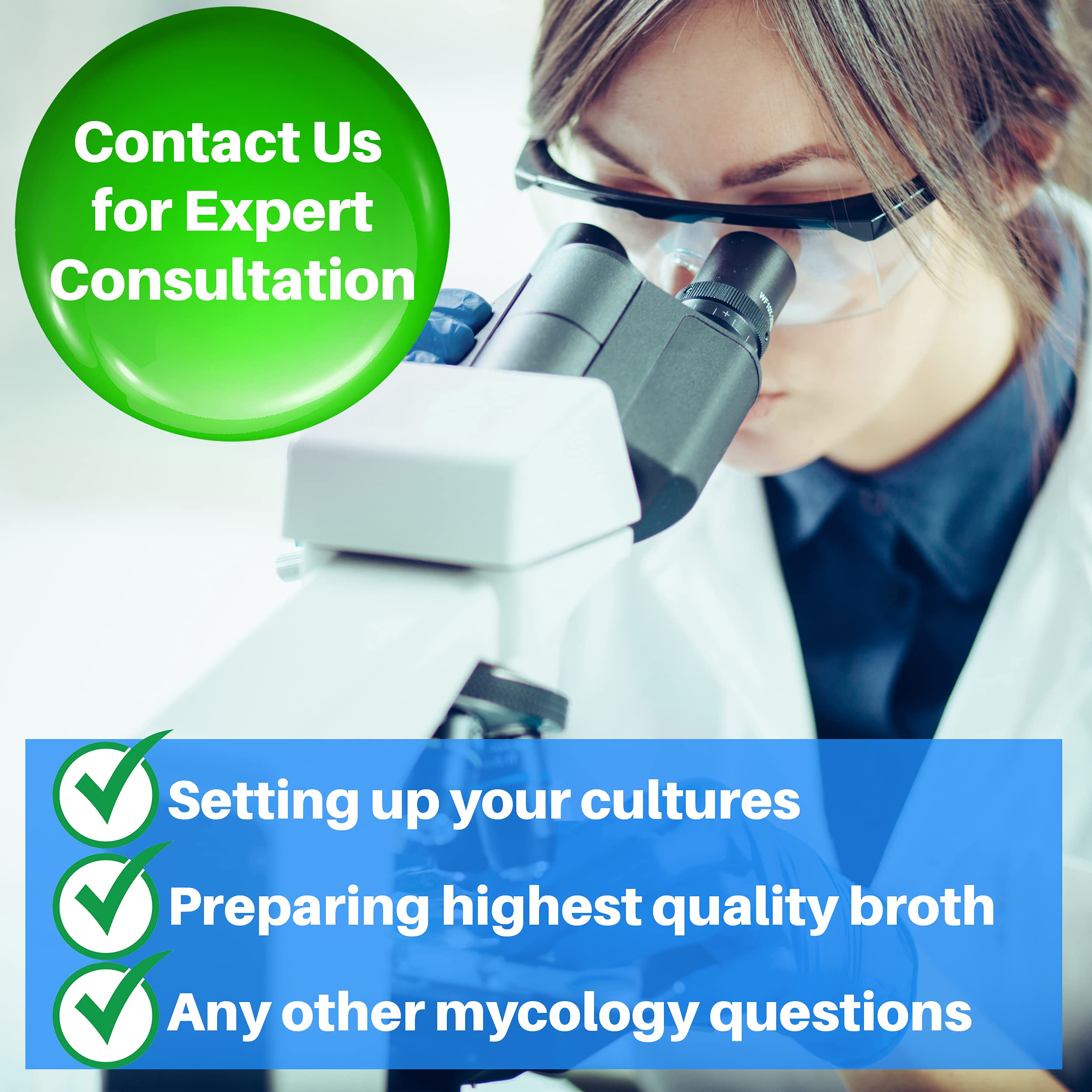 Measuring ES EVVIVA SCIENCES Mushroom Liquid Culture Premix for use