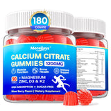Meceilays Calcium Citrate Gummies 1200 mg front view with mixed berry flavour