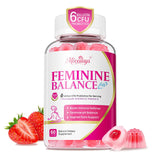 Meceilays Feminine Balance Gummies 60 count pouch front view