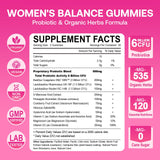 Meceilays Feminine Balance Gummies ingredients list