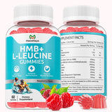 Meceilays HMB & L-Leucine Gummies front view packaging
