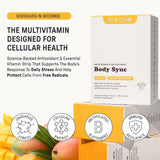 Meche Multivitamin Strips mango flavour close-up
