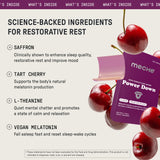 Meche Sleep Strips displayed with a background of wild berries