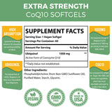 Mecinalis CoQ10 Ubiquinol 1000mg softgels side view