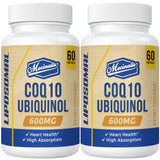 Mecinalis CoQ10 Ubiquinol 600mg Softgels front view
