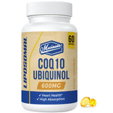 Mecinalis CoQ10 Ubiquinol 600mg Softgels front view