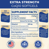 Mecinalis CoQ10 Ubiquinol 600mg Softgels packaging