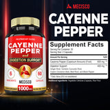 Mecisco Cayenne Pepper Supplement capsules close-up