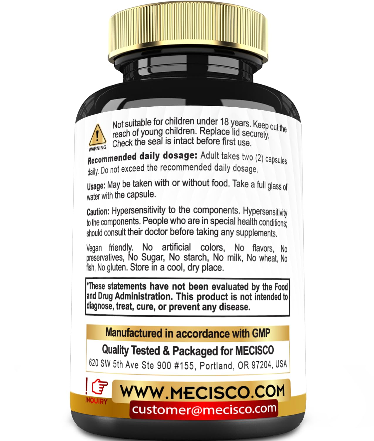 Mecisco Cayenne Pepper Supplement lifestyle scene with herbal ingredients