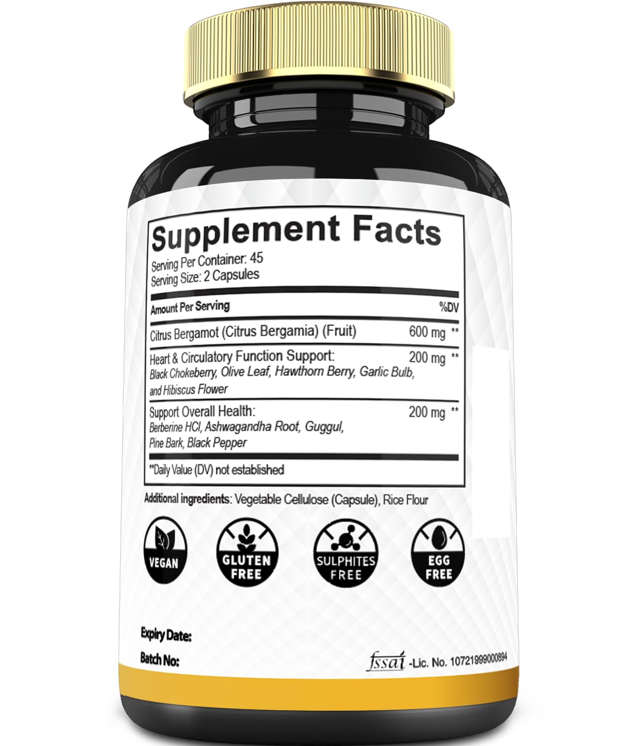 Mecisco Citrus Bergamot Extract bottle on table