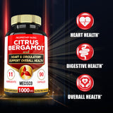 Mecisco Citrus Bergamot Extract capsules close-up