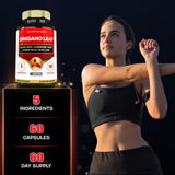 Mecisco Oregano Capsules bottle with cap open