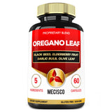 Mecisco Oregano Capsules front view with 60 count