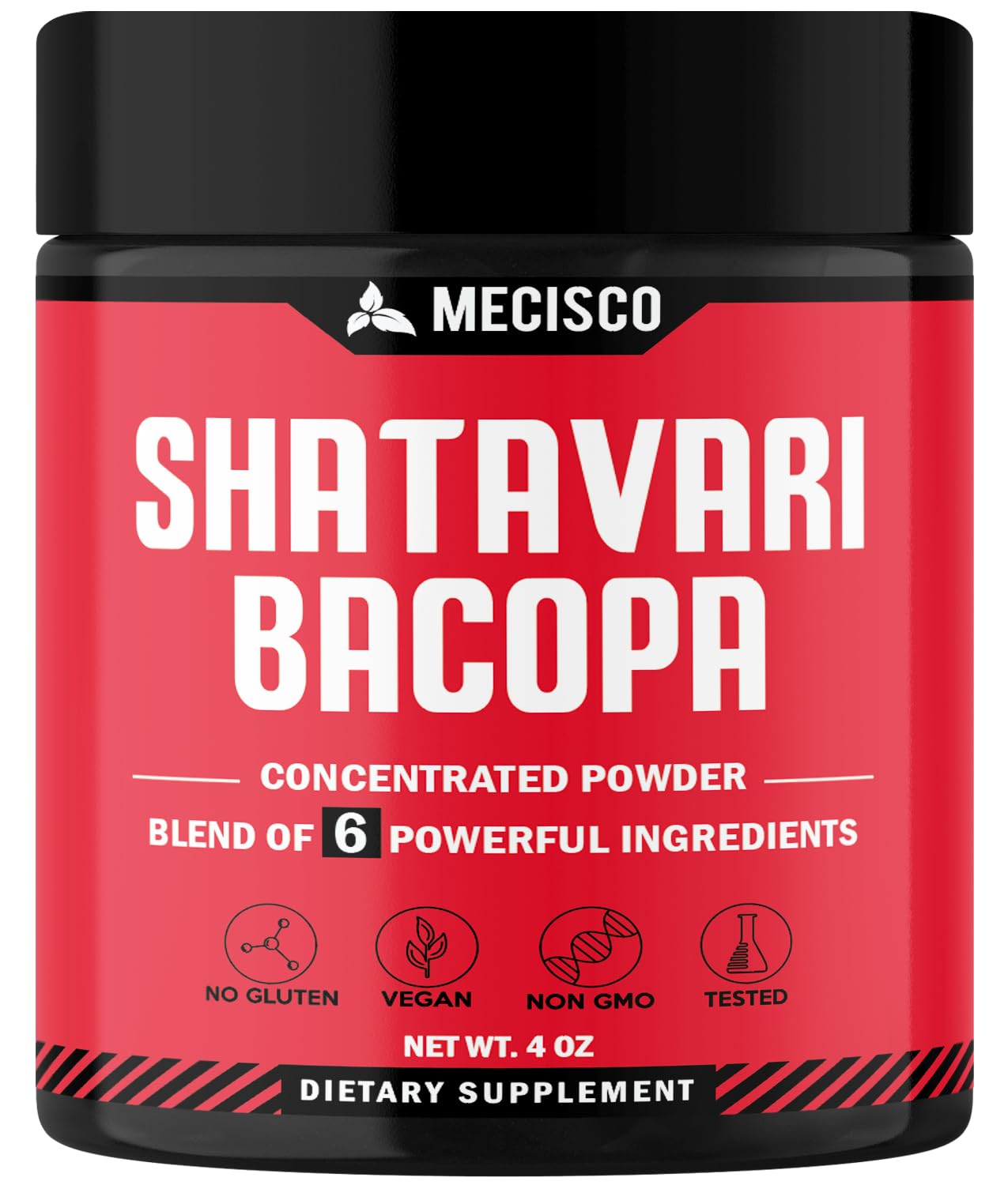 Mecisco Shatavari Herbal Supplement 140g front view