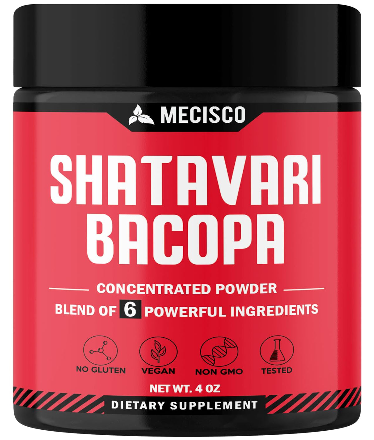 Mecisco Shatavari Herbal Supplement 140g front view