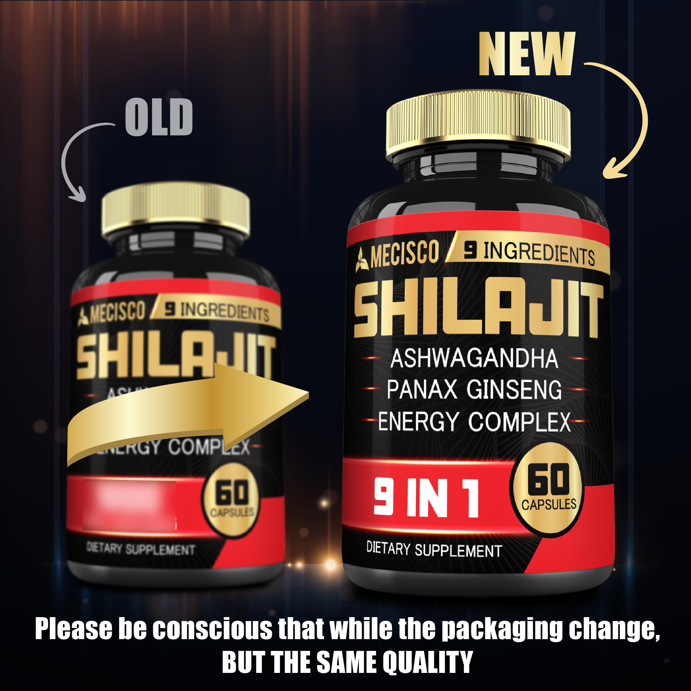 Mecisco Shilajit Capsules packaging details