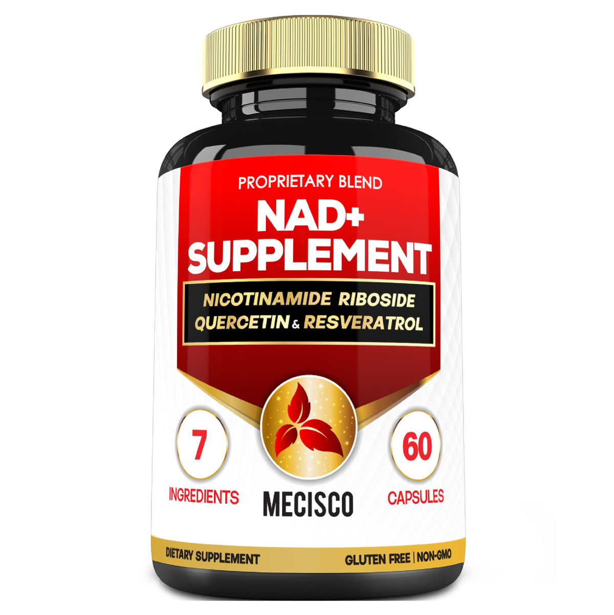 Mecisco Vitamin B3 (Niacin) 60 count supplement front view