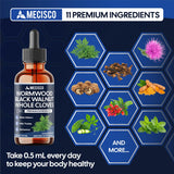 Mecisco Wormwood Liquid Drops dropper close-up