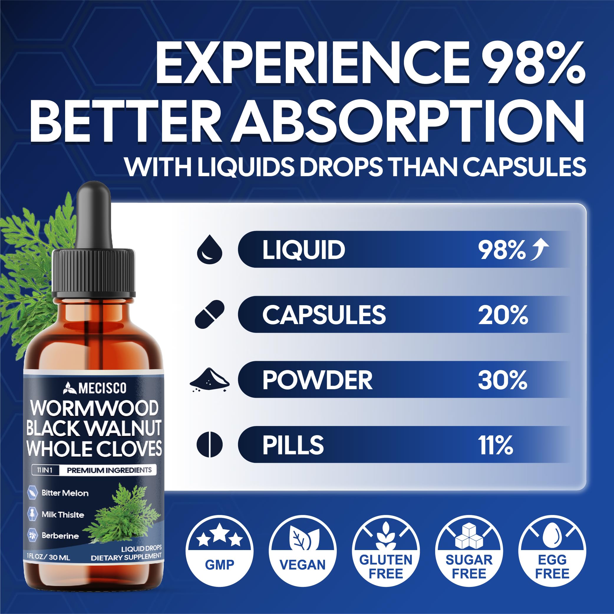 Mecisco Wormwood Liquid Drops lifestyle shot