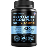 MEDCHOICE B-Complex Vitamins 90 capsules front view