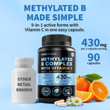 MEDCHOICE B-Complex Vitamins side view of packaging