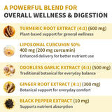MEDCHOICE Liposomal Curcumin Capsules bottle with label
