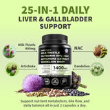 MEDCHOICE Milk Thistle Supplement 400mg side view