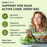 MEDCHOICE Milk Thistle Supplement 400mg with artichoke extract